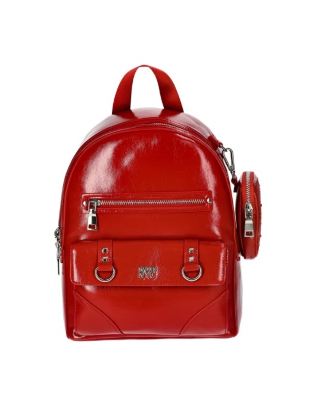 NWT Madden NYC Faux Leather Dome Ring Backpack Red Wine